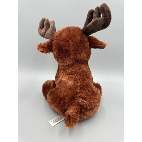 Cute Reindeer Moose Plush 8” Stuffed Animal Toy RMS International - Picture 5 of 8